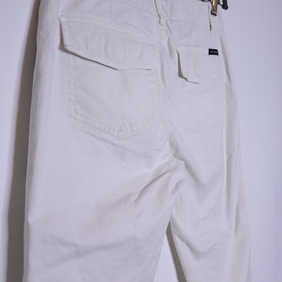 SANCTUARY Chino Jogger White Mid Rise Utility Pants Casual Women's 27 - Picture 7 of 10